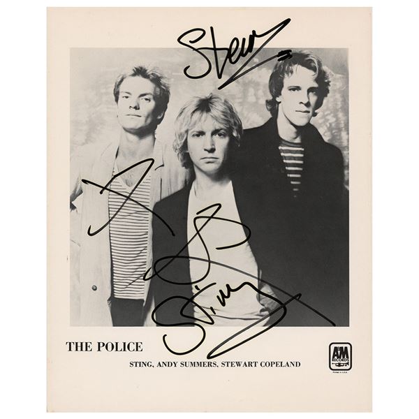 The Police Signed Photograph