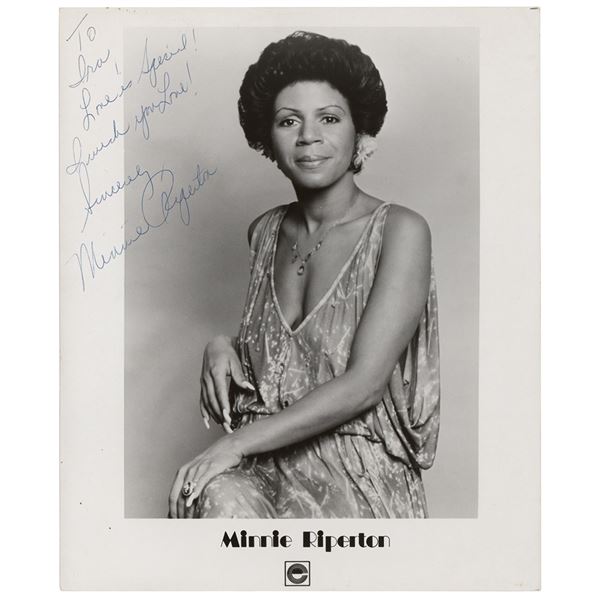 Minnie Riperton Signed Photograph