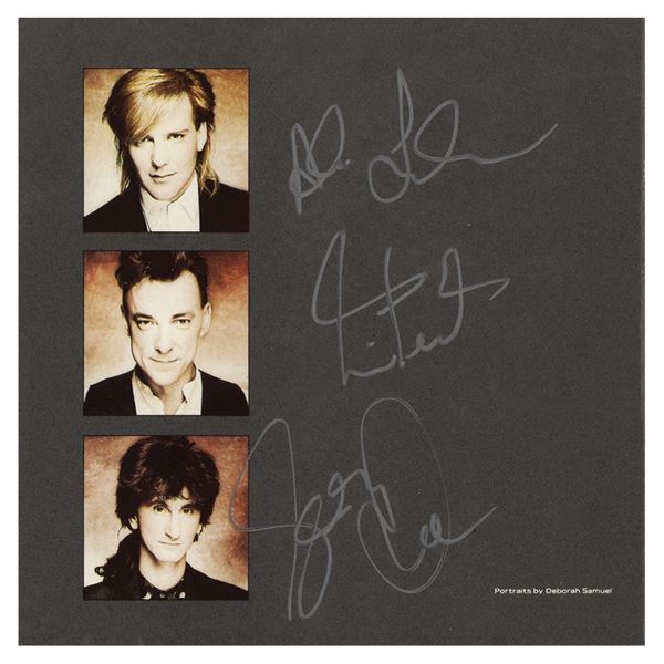 Rush Signed CD Booklet