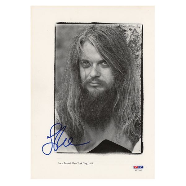 Leon Russell Signed Photograph