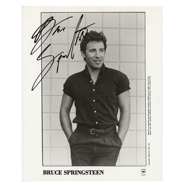 Bruce Springsteen Signed Photograph