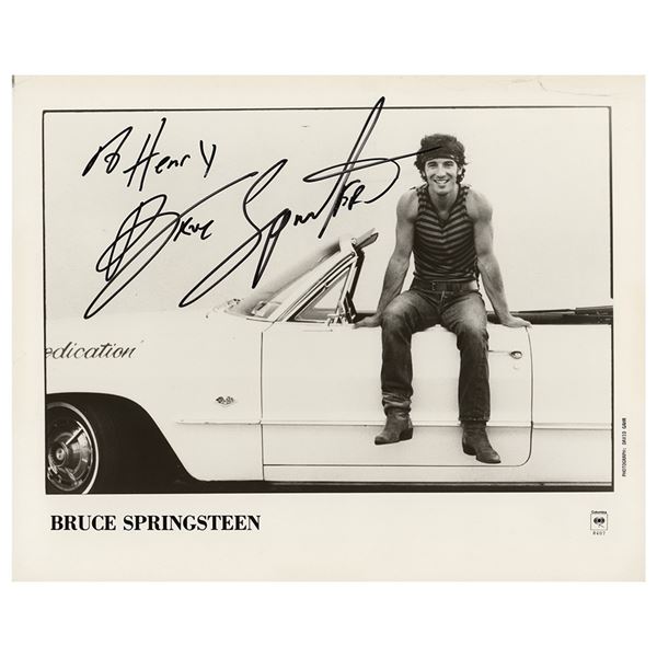 Bruce Springsteen Signed Photograph