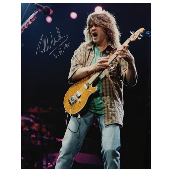 Eddie Van Halen Signed Photograph