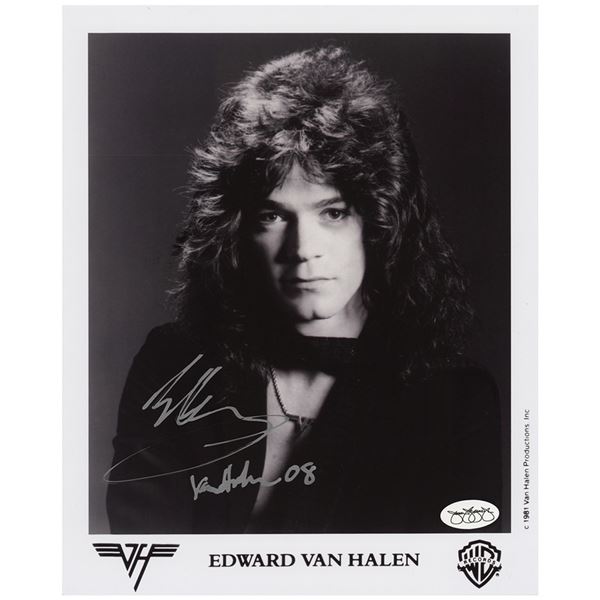 Eddie Van Halen Signed Photograph