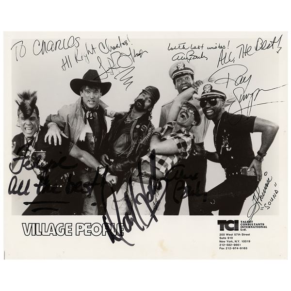 Village People Signed Photograph