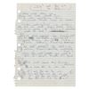Image 1 : Dee Dee Ramone Handwritten Lyrics for 'It's Not for Me to Know'