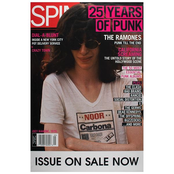 Ramones Spin Magazine Promotional Poster