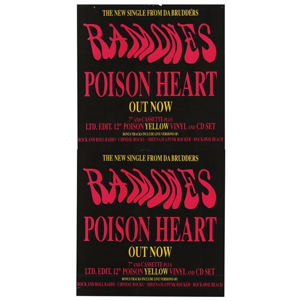 Ramones (2) Posters and an Album Flat