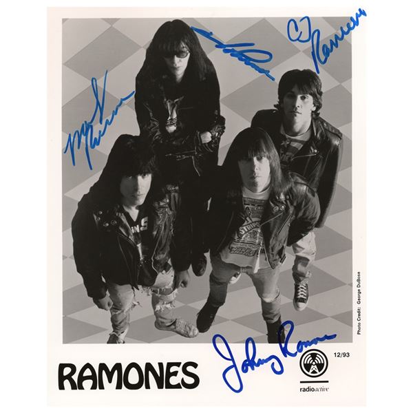 Ramones Signed Photograph