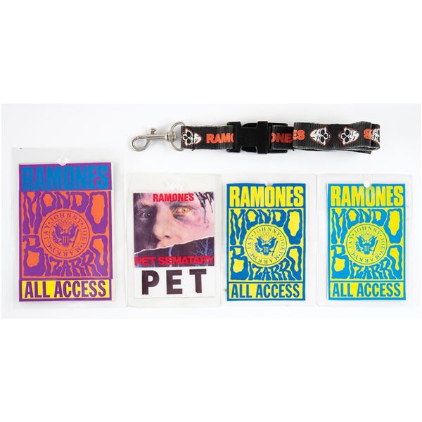Ramones (4) Backstage Passes