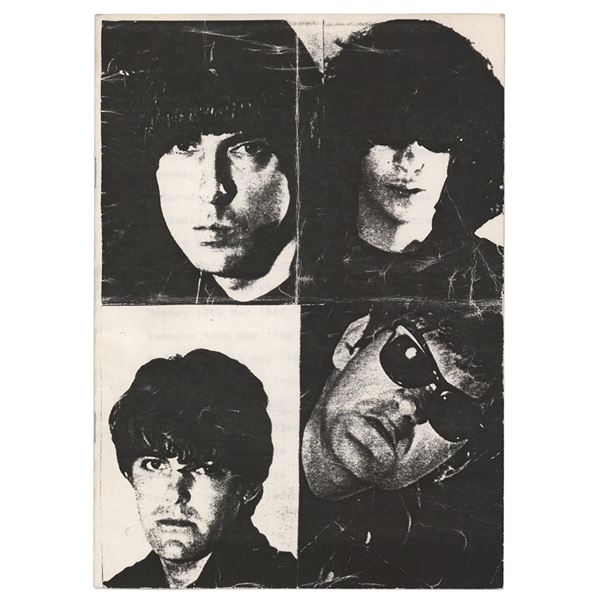 Ramones 1986 UK Itinerary Booklet