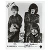 Image 1 : Johnny and Dee Ramone Signed Photograph