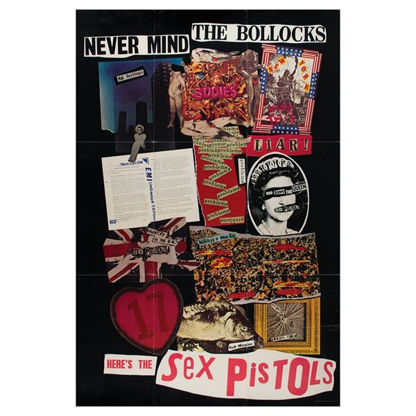 Sex Pistols 1977 'Never Mind the Bollocks' Poster