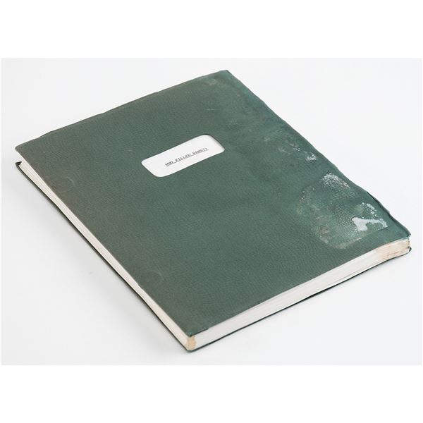 Sex Pistols Original Draft Script for 'Who Killed Bambi?'