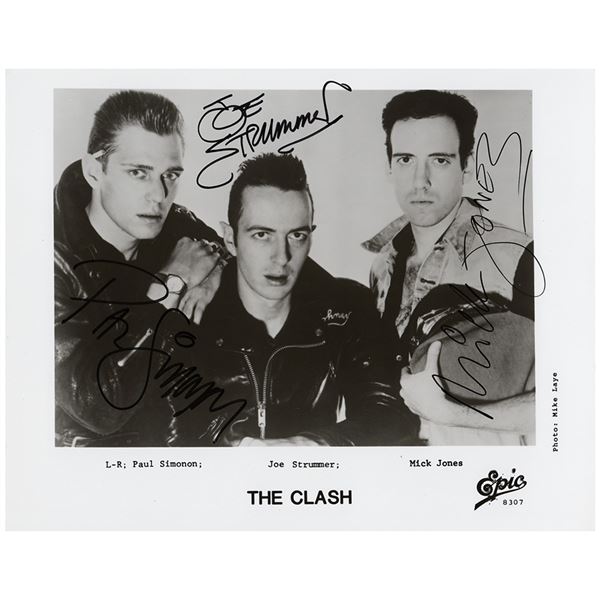The Clash Signed Photograph