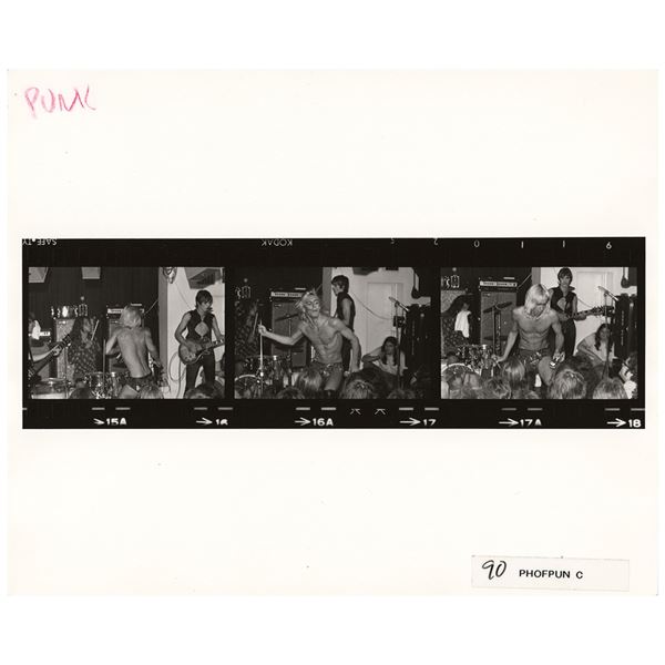 Iggy Pop and the Stooges Original Photograph by Danny Fields