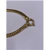 Image 2 : 14KT YELLOW GOLD CURBED LINK (HERRINGBONE STYLE) NECKLACE, CHOKER LENGTH AND CONSISTS OF 7.02MM