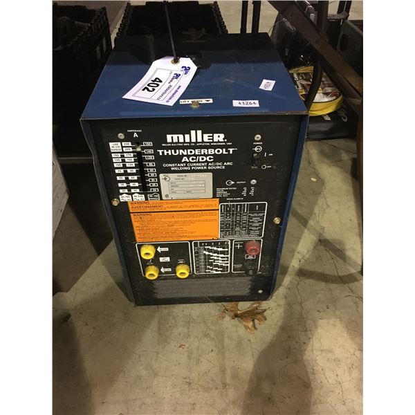 MILLER THUNDERBOLT AC/DC CONSTANT CURRENT AC/DC ARC WELDING POWER SOURCE