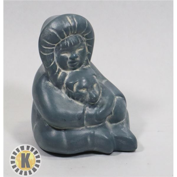 HAND MADE IN CANADA SCULPTURE. PUPPY WITH CHILD