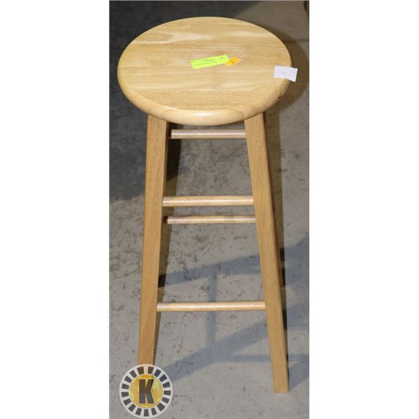 WOODEN BAR STOOL