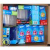 Image 1 : BOX OF ASSORTED ZIPLOCK BAGS AND CONTAINERS