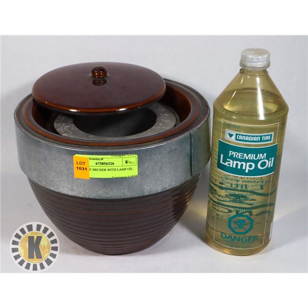 CERAMIC BRUNER WITH LAMP OIL