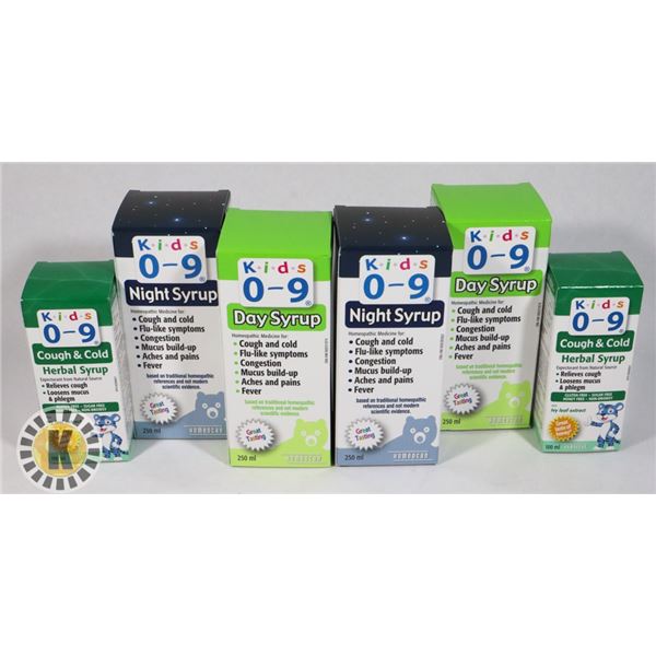 BAG OF KIDS FLU MEDICINE