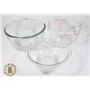 CLEAR BOWL AND 8 CUP MEASURING BOWL