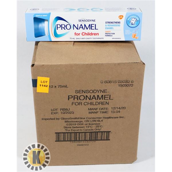 CASE OF SENSODYNE PRONAMEL FOR CHILDREN