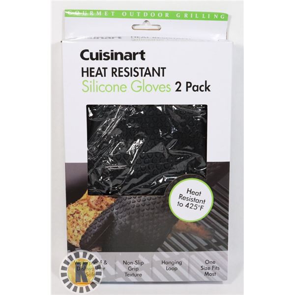 NEW 2PACK CUISINART HEAT RESISTANT SILICONE OVEN