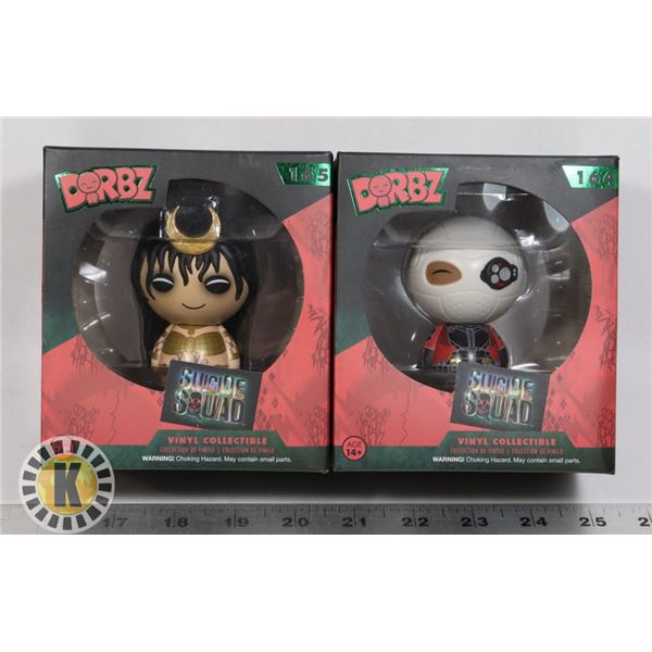 TWO DORBZ SUICIDE SQUAD FIGURES