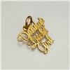 Image 2 : 10K YELLOW GOLD " DADDY'S LITTLE GIRL" PENDANT