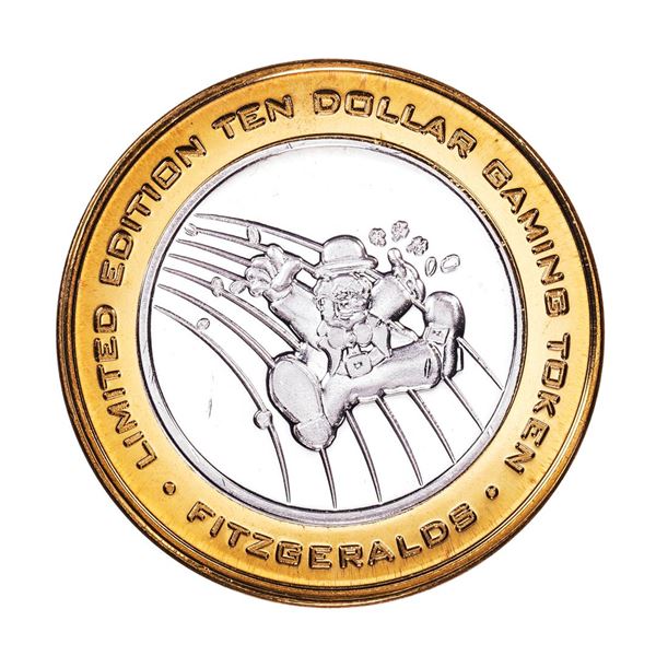 .999 Silver Fitzgerald's Casino & Hotel Reno, NV $10 Limited Edition Gaming Token