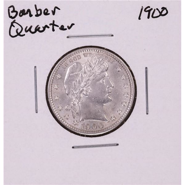 1900 Barber Quarter Coin