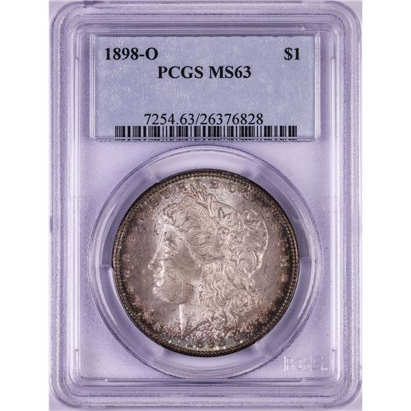 1898-O $1 Morgan Silver Dollar Coin PCGS MS63