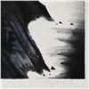 Image 2 : Eyvind Earle (1916-2000) "Cliffs Of Darkness" Limited Edition Lithograph On Paper