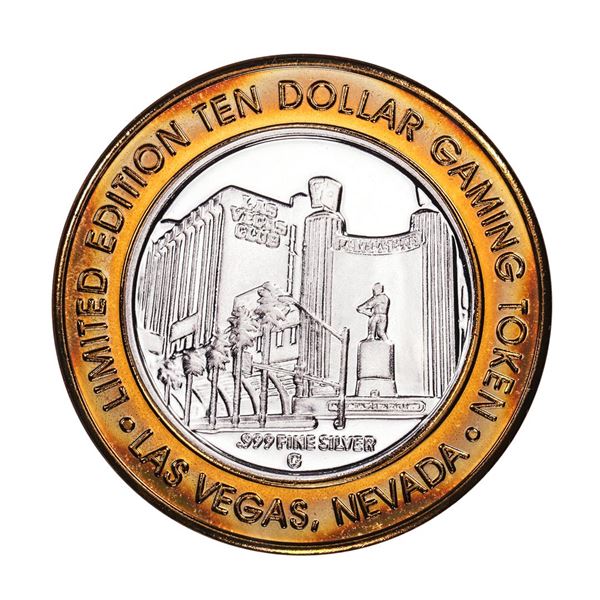 .999 Silver Las Vegas Club Nevada $10 Limited Edition Casino Gaming Token