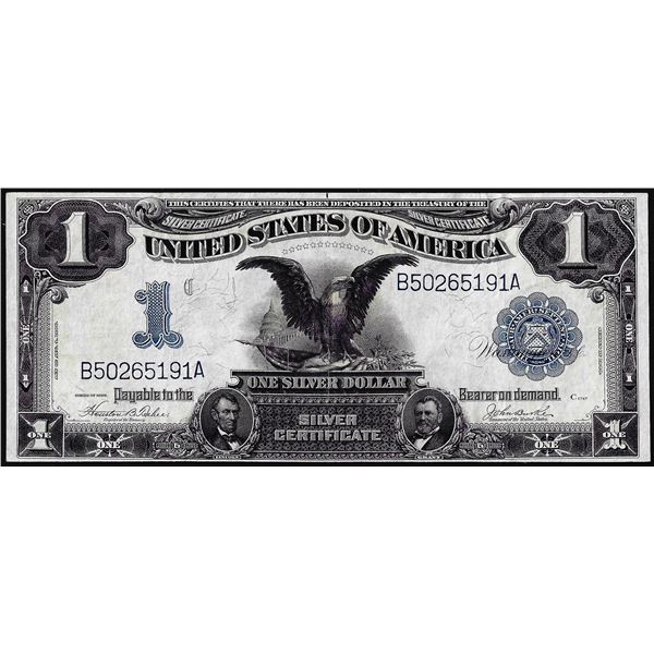 1899 $1 Black Eagle Silver Certificate Note