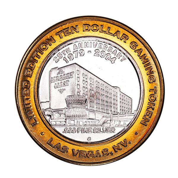 .999 Silver Barbary Coast Las Vegas, Nevada $10 Casino Limited Edition Gaming Token