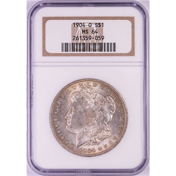 1904-O $1 Morgan Silver Dollar Coin NGC MS64