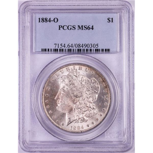 1884-O $1 Morgan Silver Dollar Coin PCGS MS64