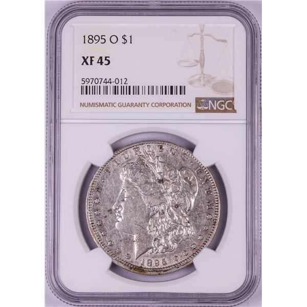 1895-O $1 Morgan Silver Dollar Coin NGC XF45