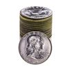 Image 1 : Roll of (20) Brilliant Uncirculated 1963-D Franklin Half Dollar Coins