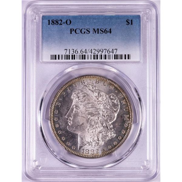 1882-O $1 Morgan Silver Dollar Coin PCGS MS64