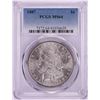 Image 1 : 1887 $1 Morgan Silver Dollar Coin PCGS MS64