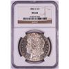 Image 1 : 1880-S $1 Morgan Silver Dollar Coin NGC MS64