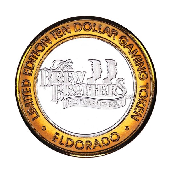 .999 Silver Eldorado Hotel and Casino Reno, NV $10 Casino Gaming Token Limited Edition