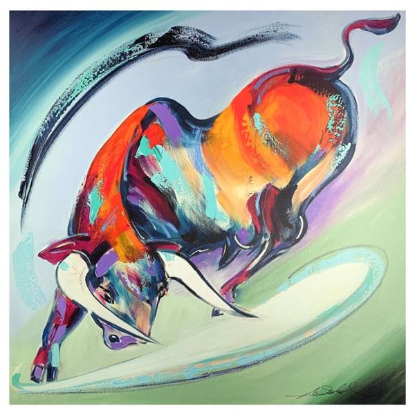 Alfredalexander Gockel "Dynamic Rotation" Limited Edition Giclee On Canvas