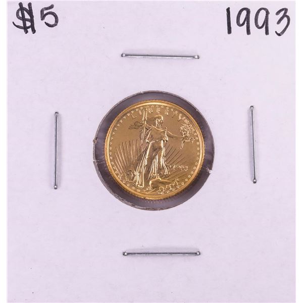 1993 $5 American Gold Eagle Coin