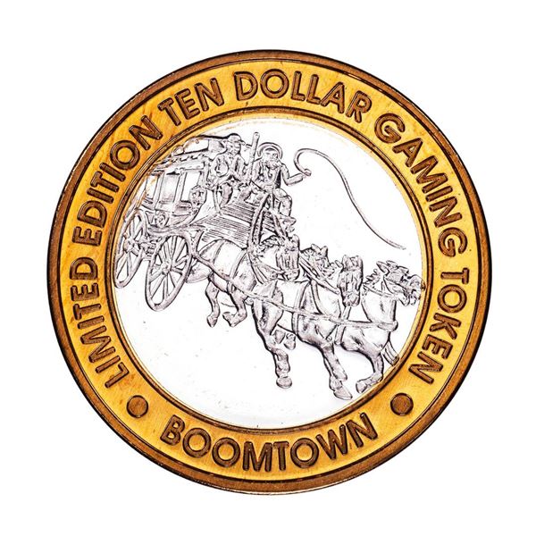 .999 Silver Boomtown Hotel & Casino Verdi, NV $10 Limited Edition Gaming Token